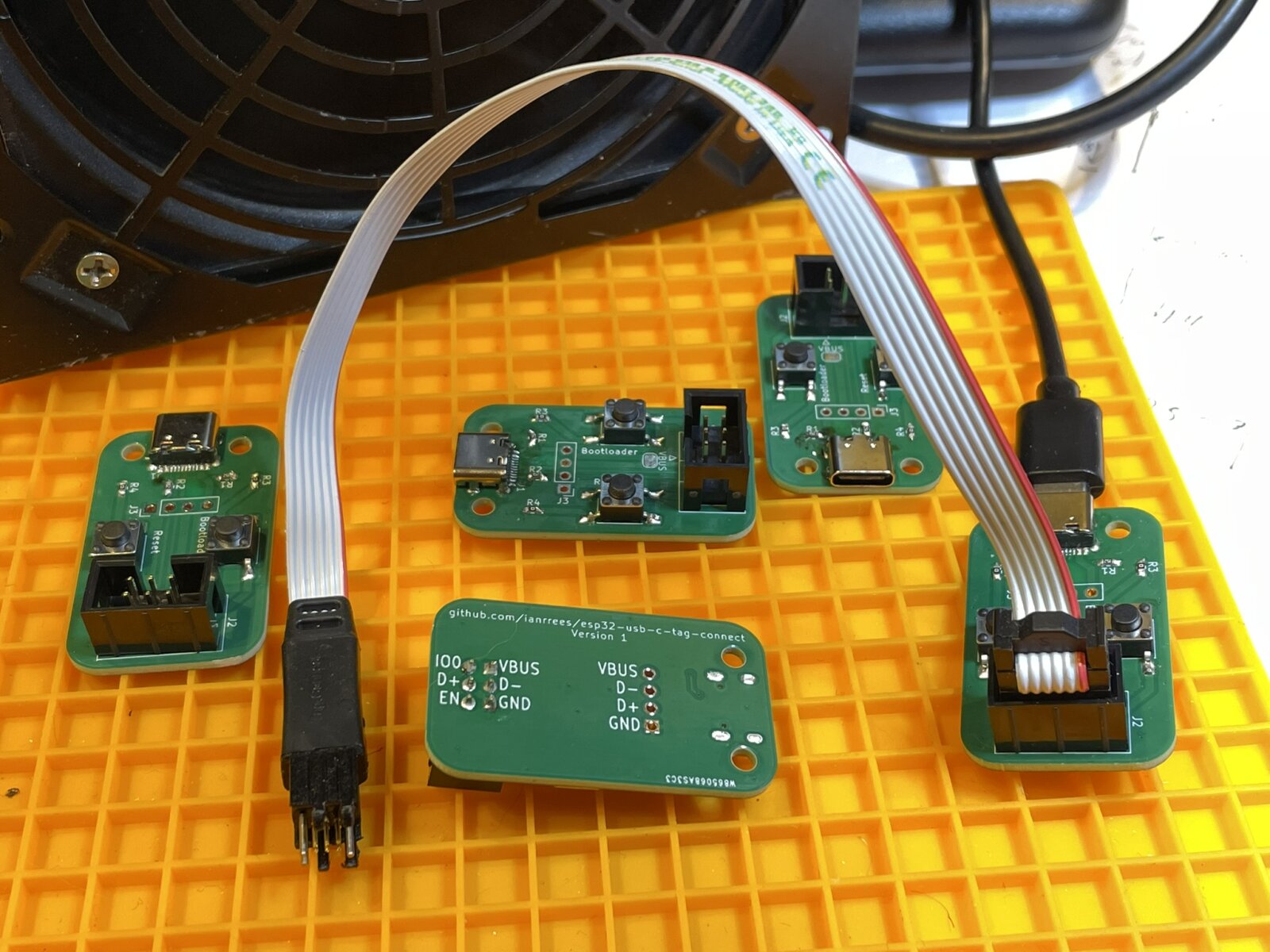 USB-C to Tag
Connect boards